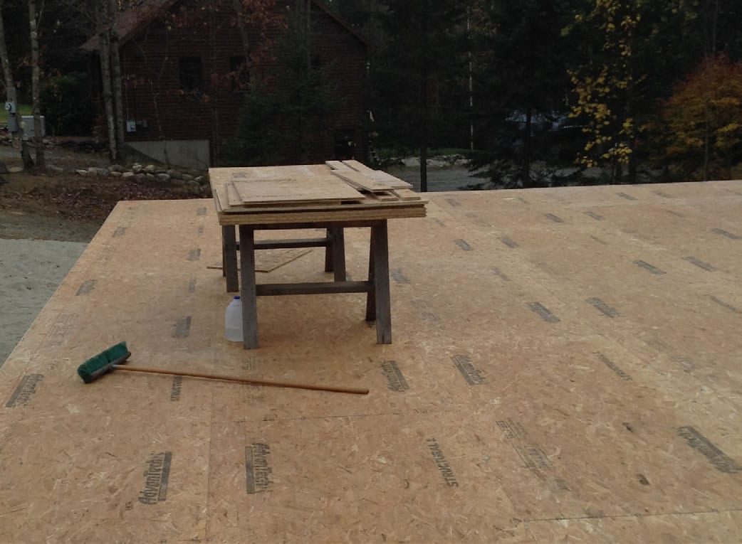 adirondack style subfloor - Coventry Log Homes