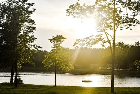 cabin rental Lazy H Campground - Coventry Log Homes