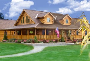 Craftsman Somersworth model - Coventry Log Homes