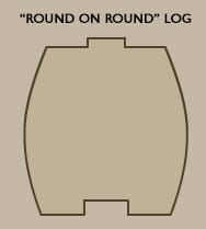 profiles Round on Round Log - Coventry Log Homes
