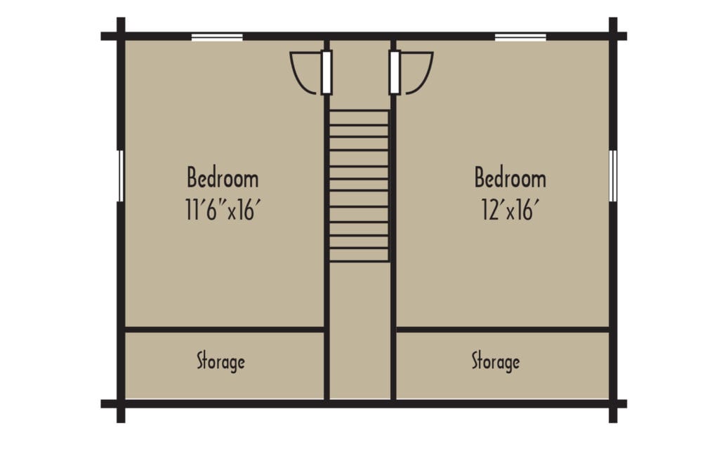 Tradesman Cambridge 2ndFloorH - Coventry Log Homes
