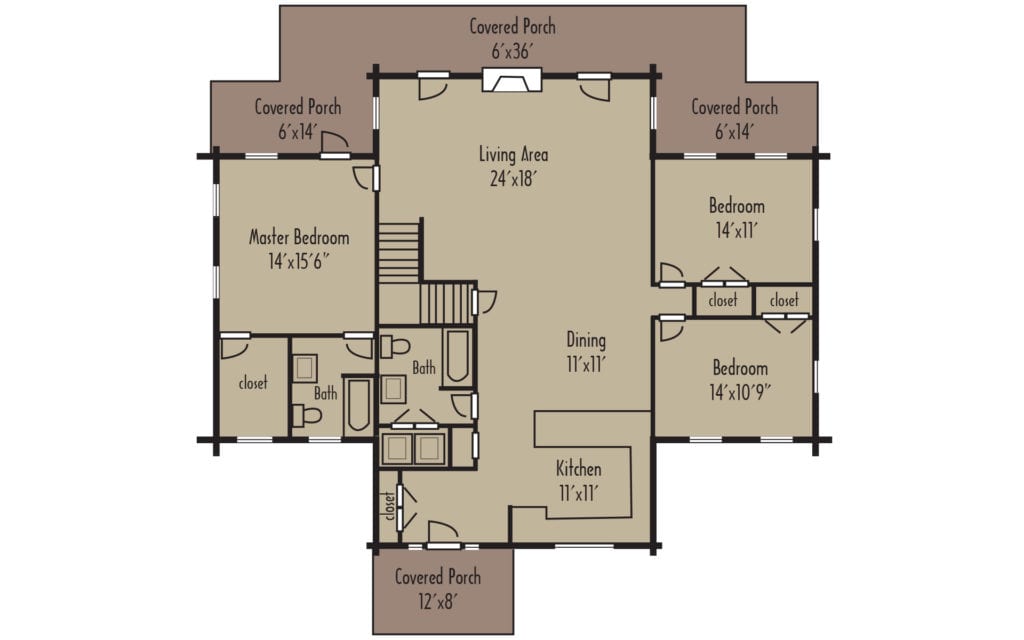 Tradesman Sedona 1stFloorH Tradesman Sedona 1stFloorH - Coventry Log Homes