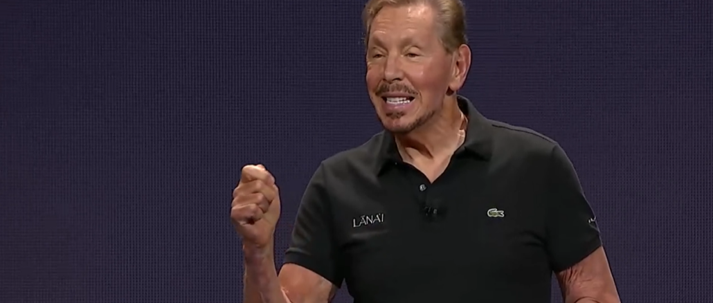 Oracle Ellison keynote