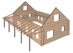 Log Wall Package Contents